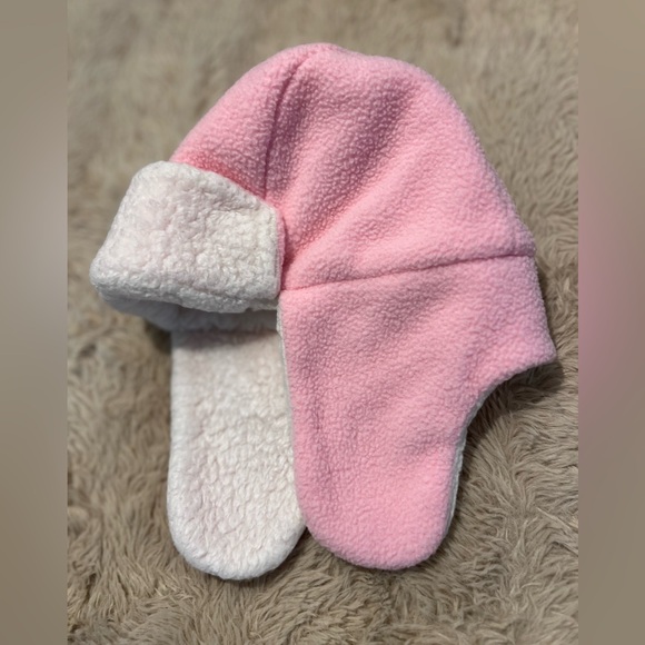 🔆 Bundle items 6 for $30 HB Baby Girl Matching Hat And Mittens - Picture 5 of 9